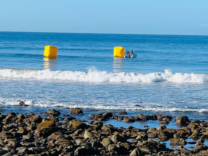 The day before an open water race.